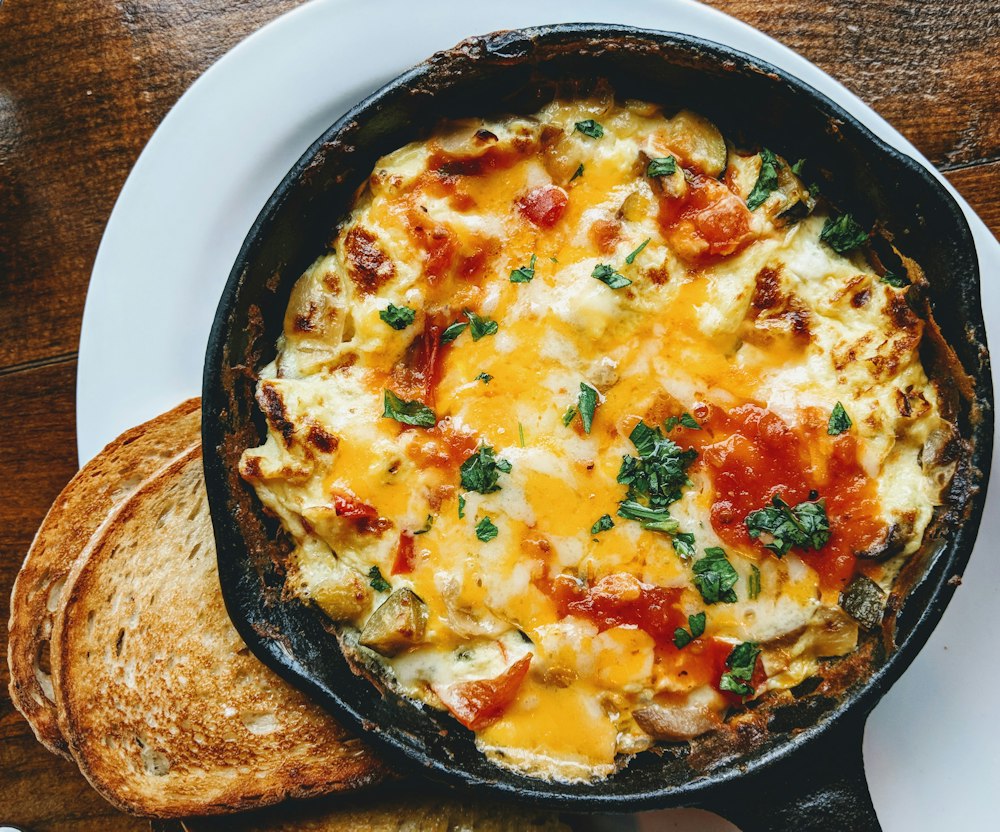 Fluffy Spinach & Feta Omelet